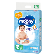 moony (腰贴型婴儿纸尿裤) L号