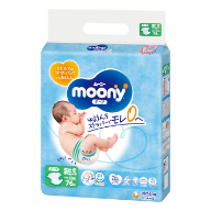 moony (腰贴型婴儿纸尿裤) NB号（新生儿～5000g）