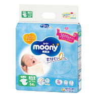 moony (腰贴型婴儿纸尿裤) 低体重新生儿用（新生儿～3000g）
