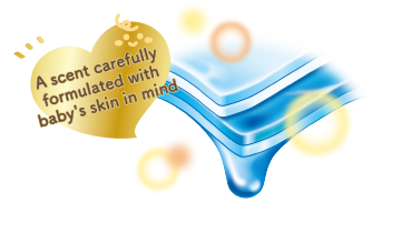 A scent carefully formulated with baby's skin in mind