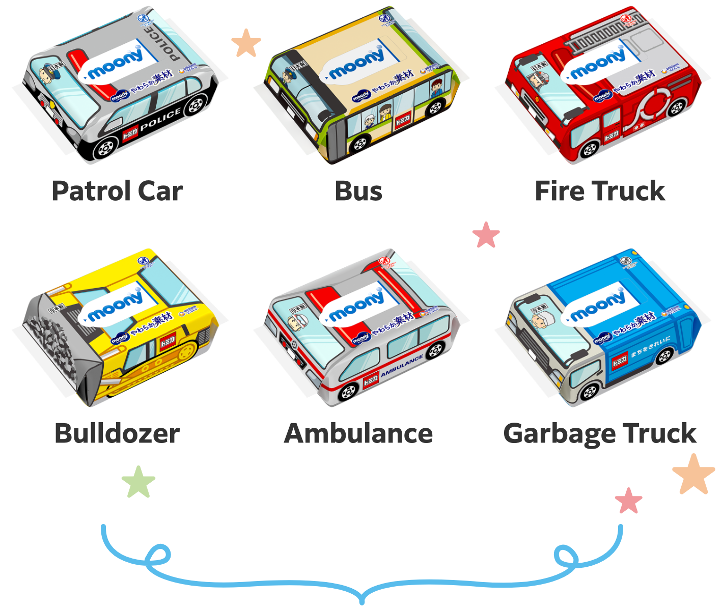 Patrol Car/Bus/Fire Truck/Bulldozer/Ambulance/Garbage Truck