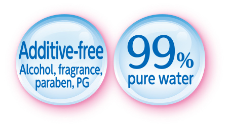 Additive-free 99% pure water