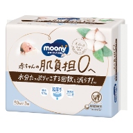 Natural Moony Wipes (Refills) 50 wipes x 3