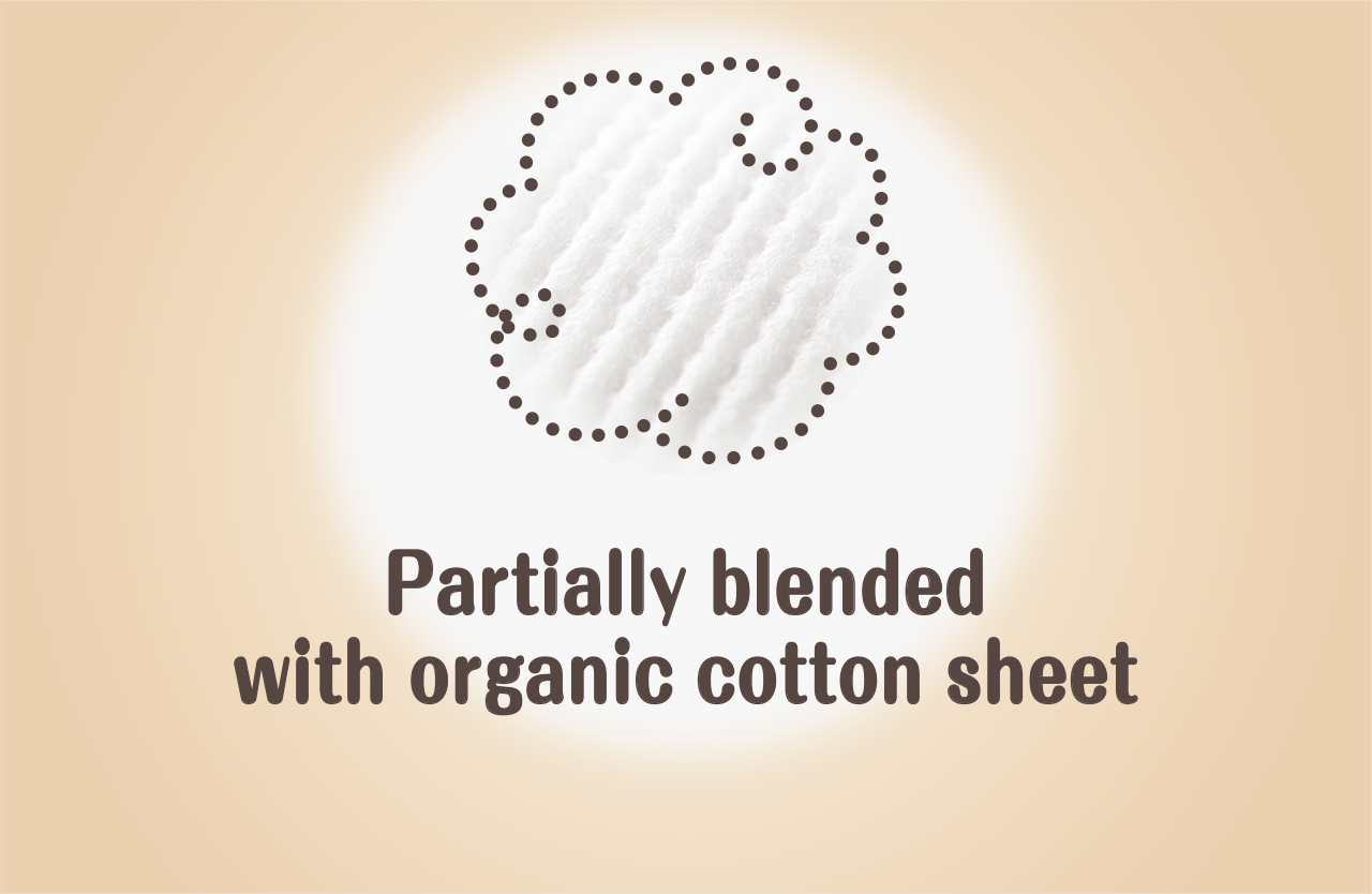 Partially blended with organic cotton sheet