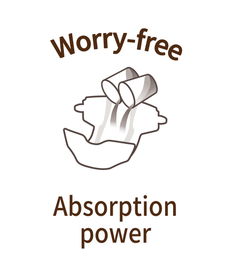 Worry-free, Absorption power