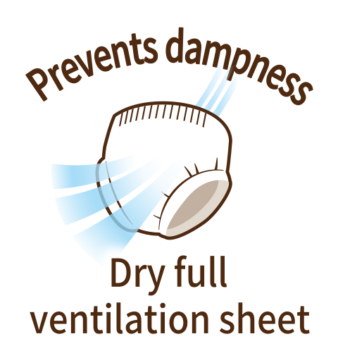 Prevents dampness, Dry full ventilation sheet