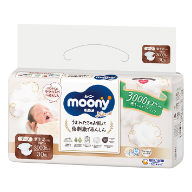 Moony Natural (腰贴型婴儿纸尿裤) 低体重新生儿用（新生儿〜3000g）