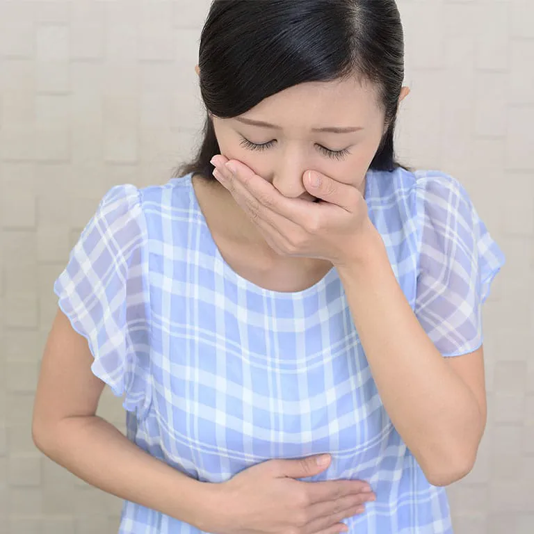 妊娠中のつわりについて